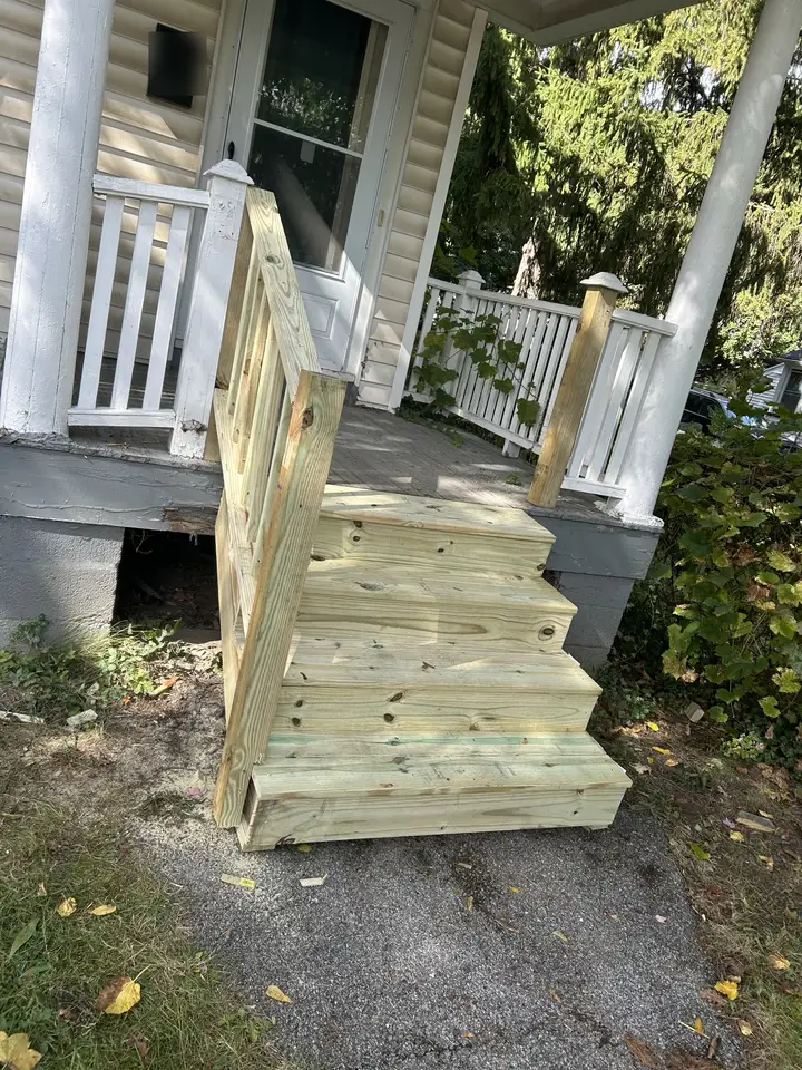 New front stairs